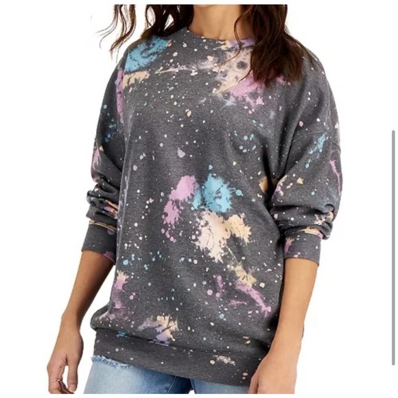 Grayson Threads Black Label Women's Pullover Tie Dye Sweater Multicolor Size XS - Picture 1 of 8